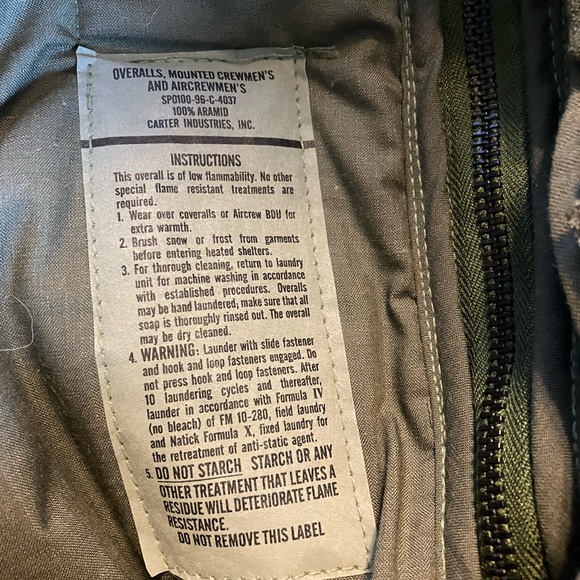 OVERALLS,MOUNTED CREWMEN’S AND AIRCREWMEN’S - Picture 2 of 10